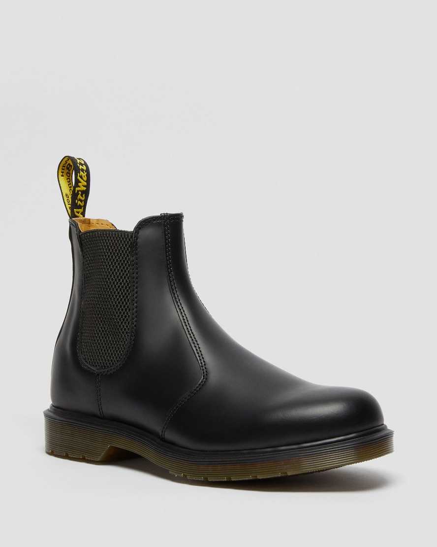 Dr. Martens 2976 Smooth Deri Erkek Chelsea Bot - Bot Siyah |FZKGA0312|